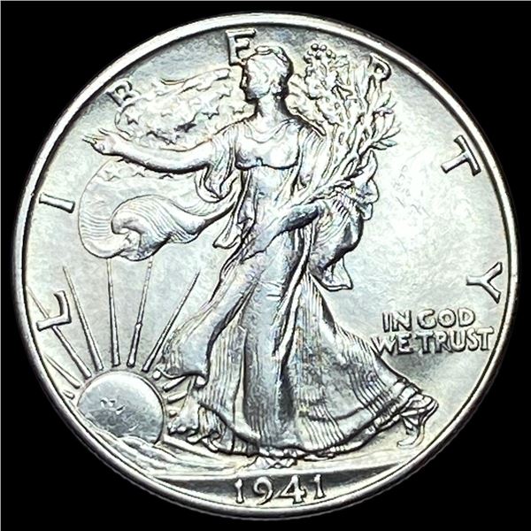 1941-S Silver Half Dollar CLOSELY UNCIRCULATED
