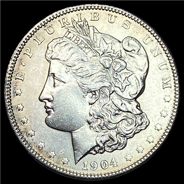 1904-S Silver Morgan Dollar CLOSELY UNCIRCULATED