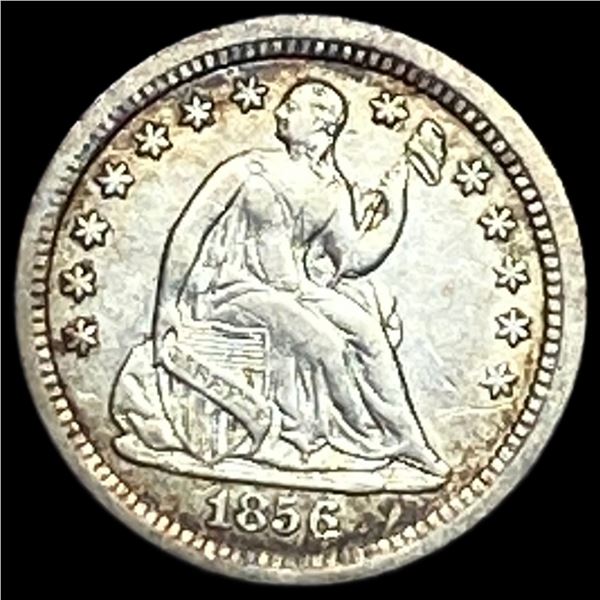 1856-O Silver Half Dime NEARLY UNCIRCULATED