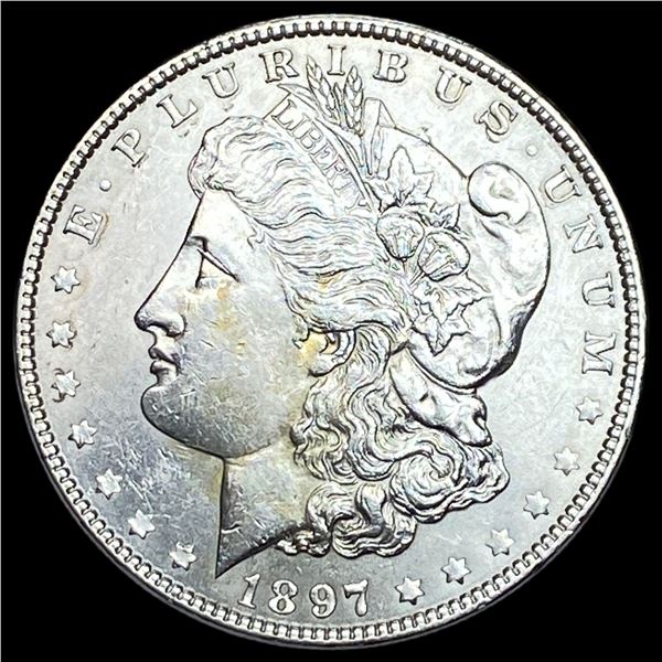 1897 Silver Morgan Dollar CLOSELY UNCIRCULATED