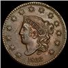 Image 1 : 1833 Coronet Head Large Cent CLOSELY UNCIRCULATED