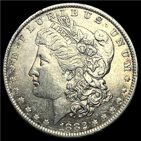 1882-S Silver Morgan Dollar CHOICE AU