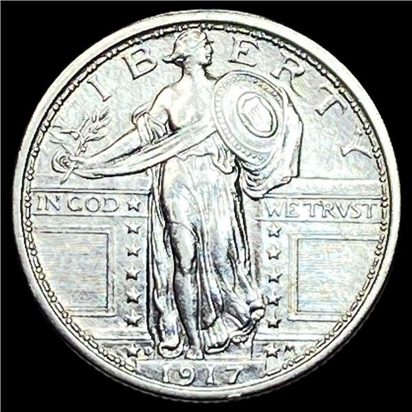 1917 Type 1 Standing Liberty Quarter CLOSELY UNCIRCULATED