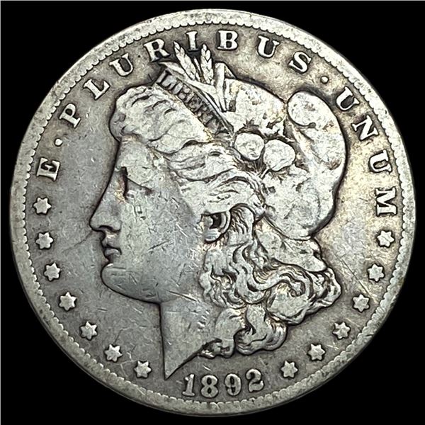 1892-CC Silver Morgan Dollar LIGHTLY CIRCULATED