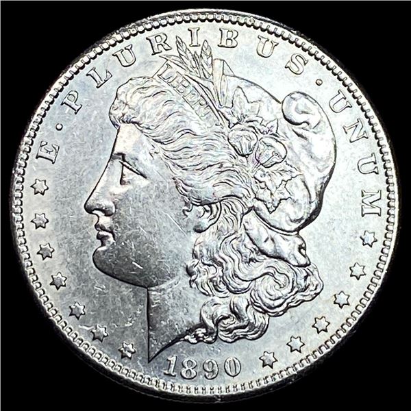1890-S Silver Morgan Dollar CHOICE AU