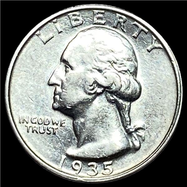 1935-D Silver Washington Quarter CLOSELY UNCIRCULATED