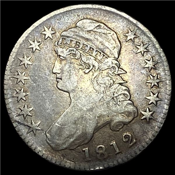 1812 Capped Bust Half Dollar NEARLY UNCIRCULATED