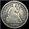 Image 1 : 1870 Silver Half Dime NICELY CIRCULATED