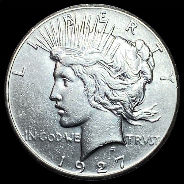 1927 Silver Peace Dollar CLOSELY UNCIRCULATED