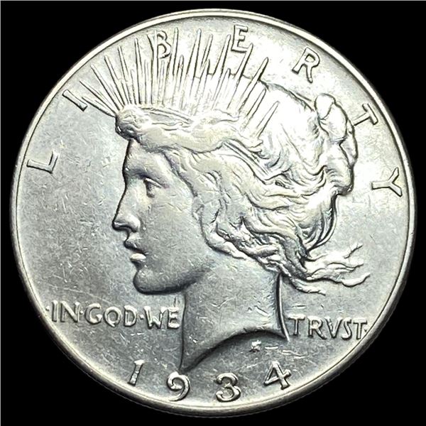 1934-S Silver Peace Dollar SUPERB GEM BU