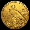Image 2 : 1909 Indian Head Half Eagle $5 Gold CLOSELY UNCIRCULATED
