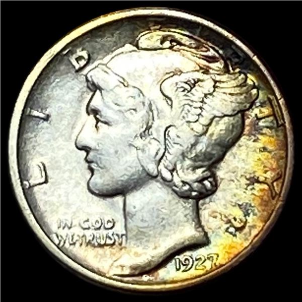 1927 Mercury Dime NEARLY UNCIRCULATED