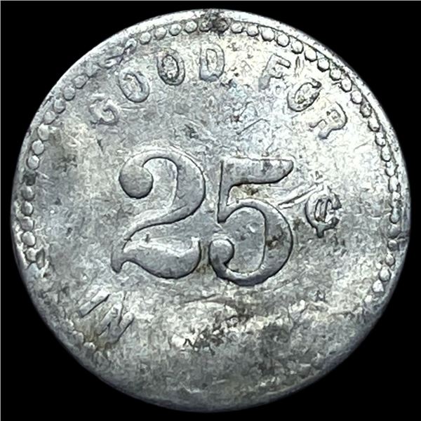 trade token from "The Club" 25 cent HIGH GRADE