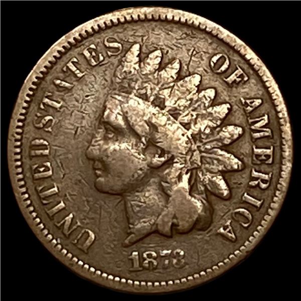 1878 Indian Head Cent NICELY CIRCULATED