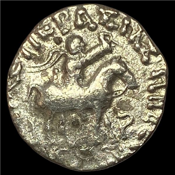 Indo-Scythian 58-12 BC Silver Drachm NEARLY UNCIRCULATED