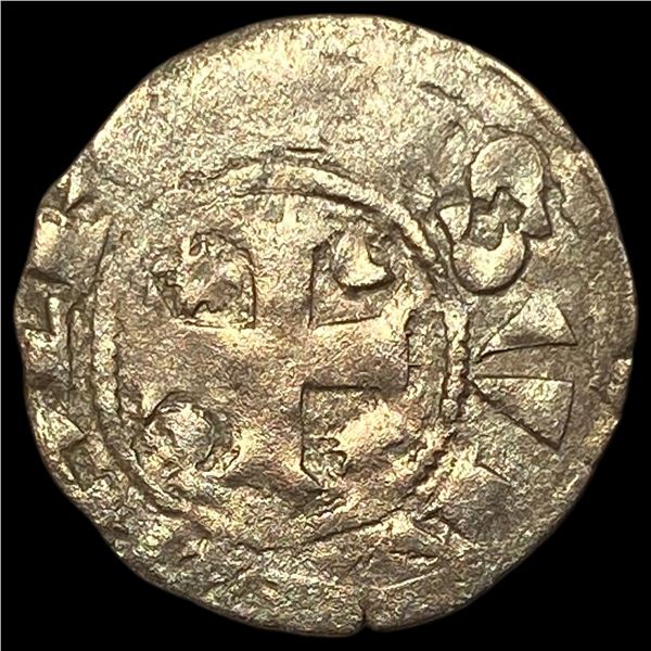 Portugal Alnfonso III Silver Dinero NEARLY UNCIRCULATED