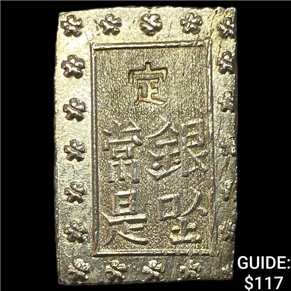 1859-1868 Japan Silver Bu UNCIRCULATED