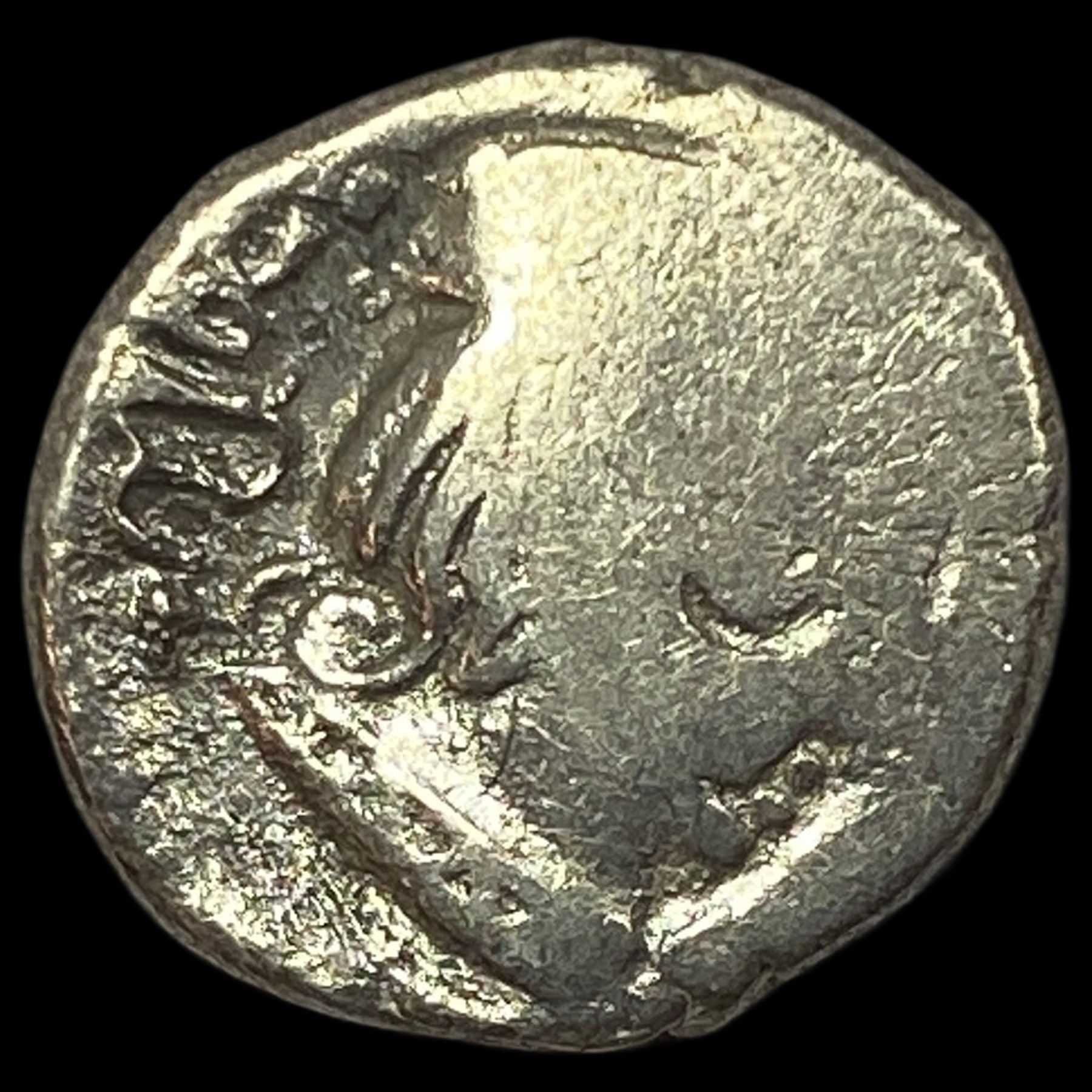 India Western Satraps 2787-295 AD Silver Drachm NEARLY UNCIRCULATED