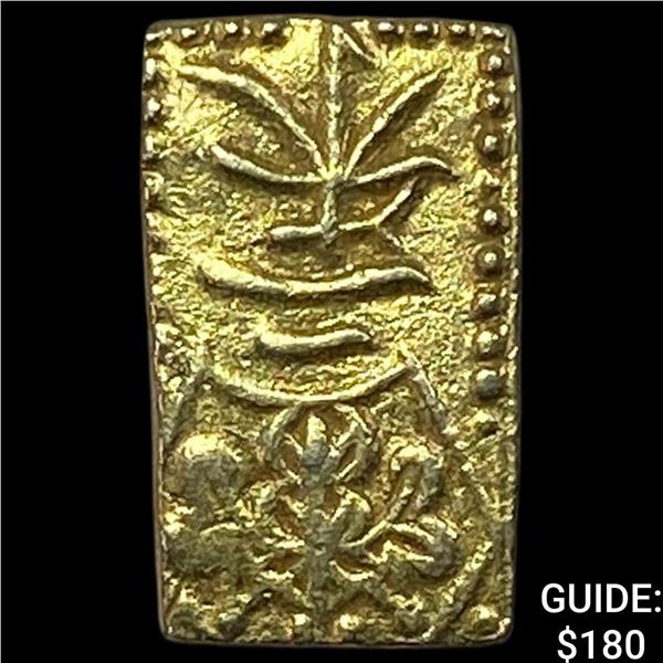 1832-1858 Japan Gold 2 Shu CLOSELY UNCIRCULATED