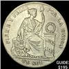 Image 1 : 1882 Peru I Sol LIGHTLY CIRCULATED