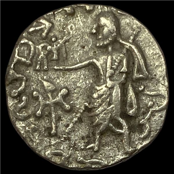 Indo-Scythian 58-12 BC Silver Drachm NEARLY UNCIRCULATED