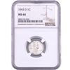Image 1 : 1943-D Wheat Cent NGC MS66