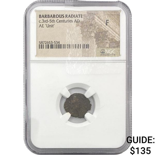 Barbarous Radiate c.3rd-5th Centuries AD AE 'Unit' NGC F