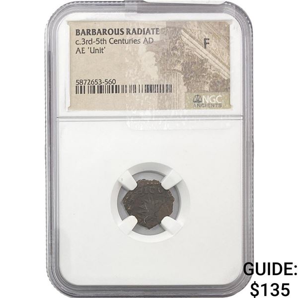Barbarous Radiate c.3rd-5th Centuries AD AE 'Unit' NGC F