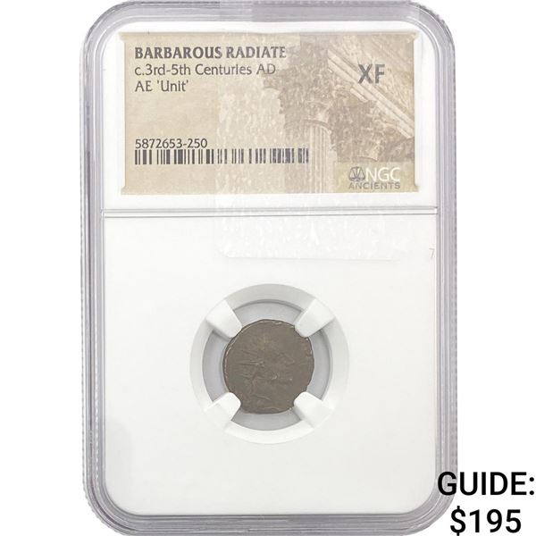 Barbarous Radiate c.3rd-5th Centuries AD AE 'Unit' NGC XF