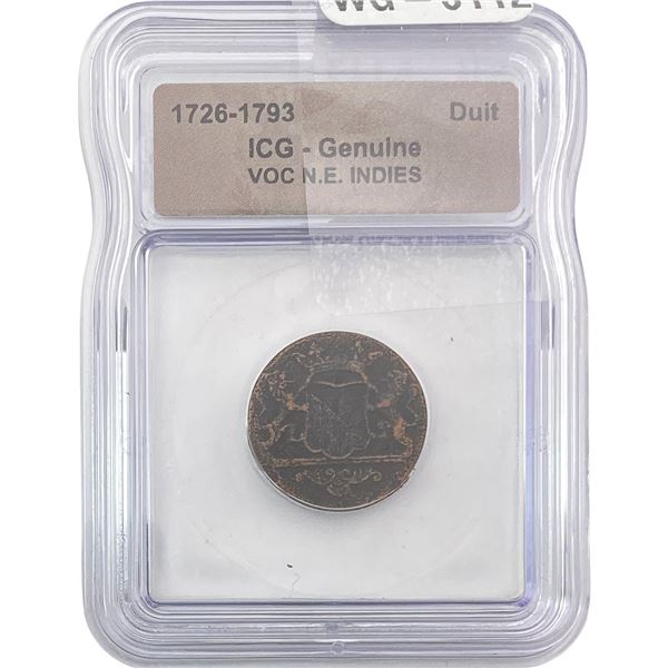 VOC N.E. INDIES Duit ICG Genuine