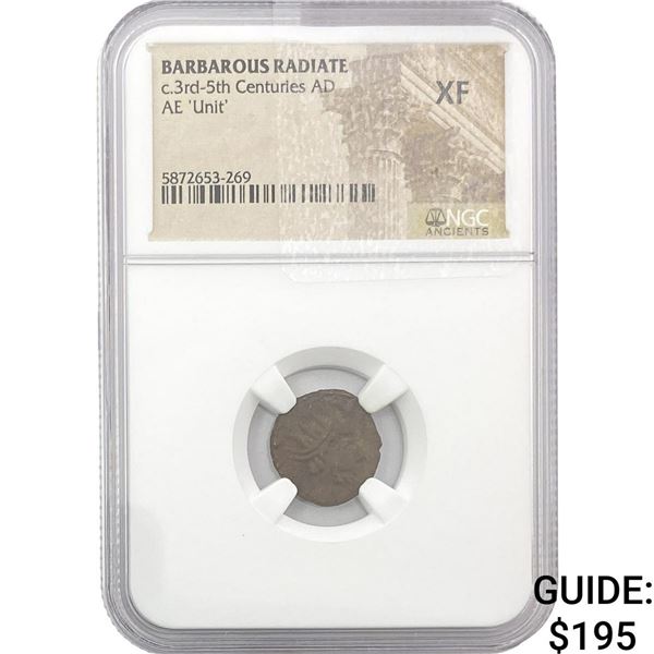 Barbarous Radiate c.3rd-5th Centuries AD AE 'Unit' NGC XF