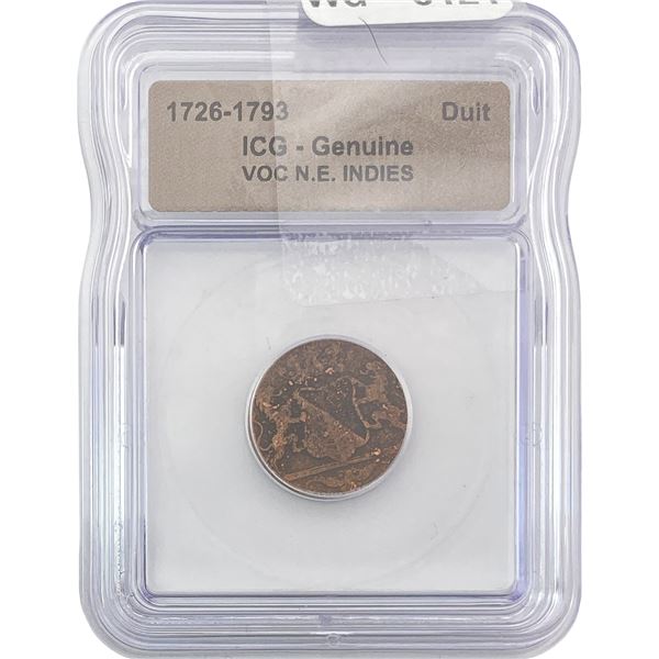 VOC N.E. INDIES Duit ICG Genuine