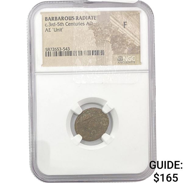 Barbarous Radiate c.3rd-5th Centuries AD AE 'Unit' NGC F