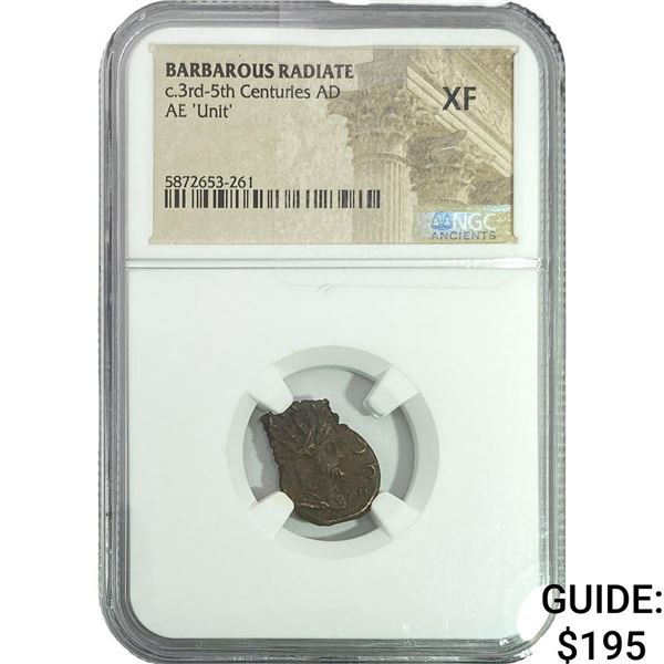 Barbarous Radiate c.3rd-5th Centuries AD AE 'Unit' NGC XF