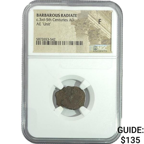 Barbarous Radiate c.3rd-5th Centuries AD AE 'Unit' NGC F