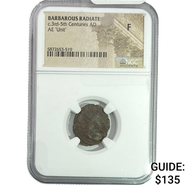 Barbarous Radiate c.3rd-5th Centuries AD AE 'Unit' NGC F