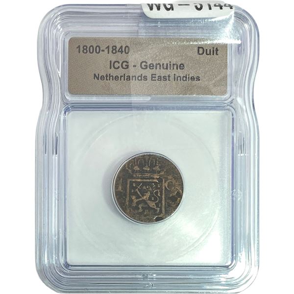 Netherlands East Indies Duit ICG Genuine