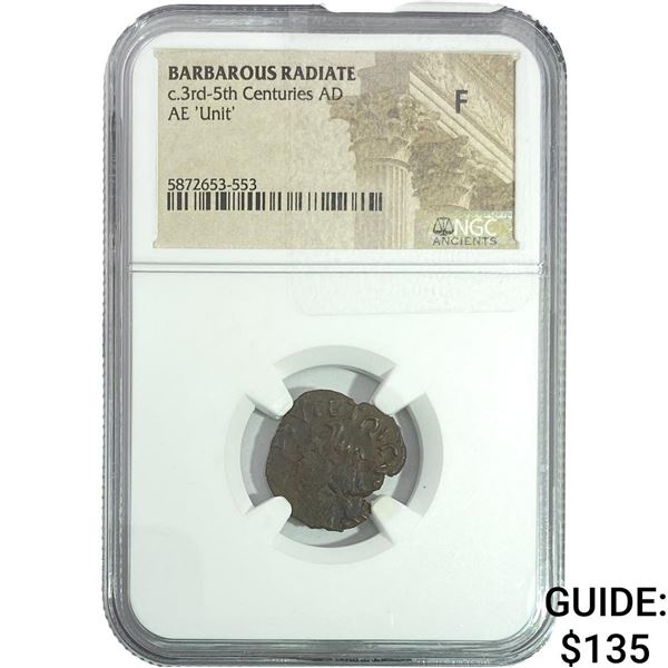 Barbarous Radiate c.3rd-5th Centuries AD AE 'Unit' NGC F