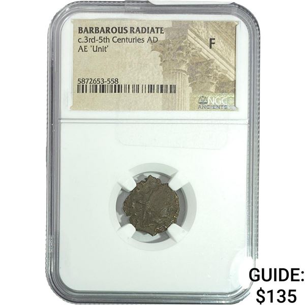 Barbarous Radiate c.3rd-5th Centuries AD AE 'Unit' NGC F