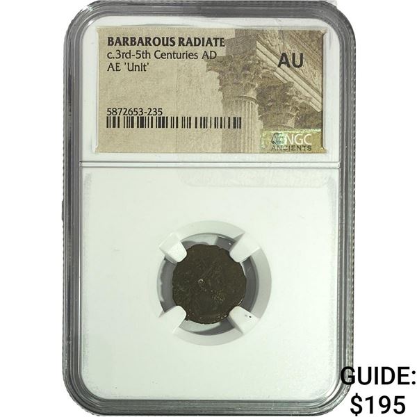 Barbarous Radiate c.3rd-5th Centuries AD AE 'Unit' NGC AU