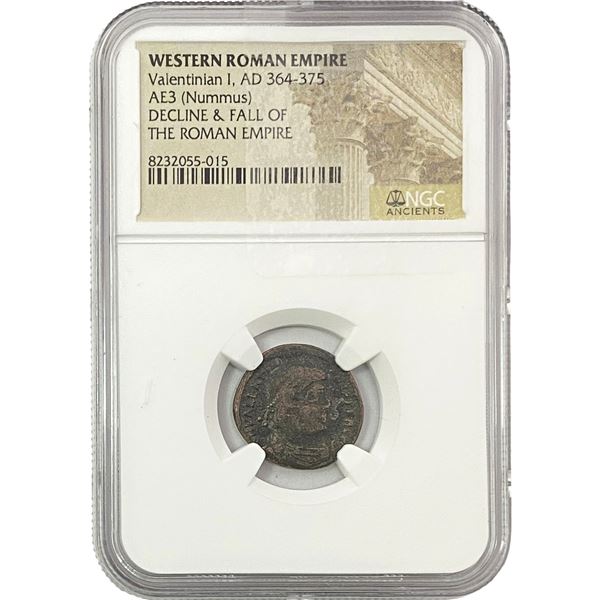 Western Roman Valentinian I, AD 364-375 AE3 NGC