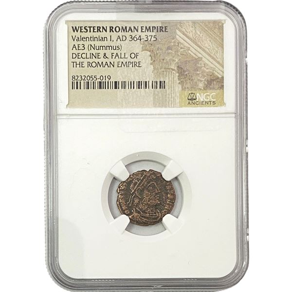 Western Roman Valentinian I, AD 364-375 AE3 NGC
