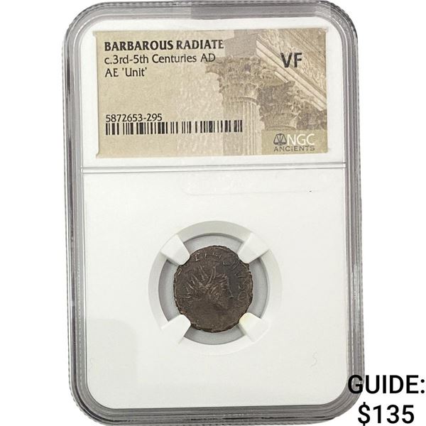 Barbarous Radiate c.3rd-5th Centuries AD AE 'Unit' NGC VF