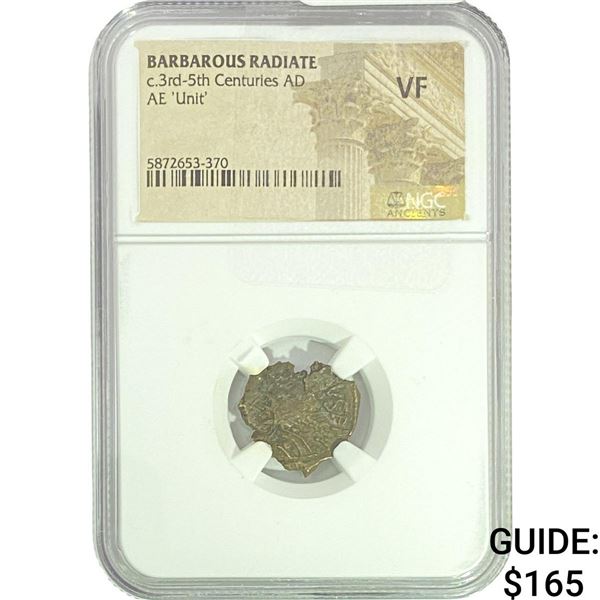 Barbarous Radiate c.3rd-5th Centuries AD AE 'Unit' NGC VF