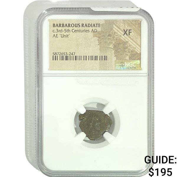 Barbarous Radiate c.3rd-5th Centuries AD AE 'Unit' NGC XF