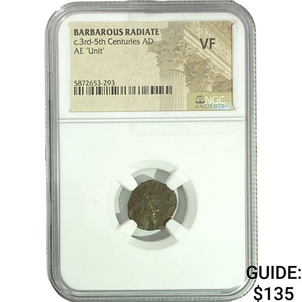 Barbarous Radiate c.3rd-5th Centuries AD AE 'Unit' NGC VF