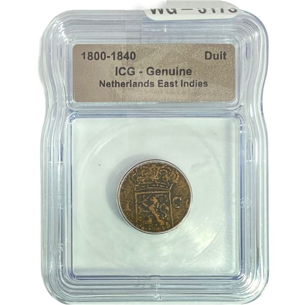 Netherlands East Indies Duit ICG Genuine