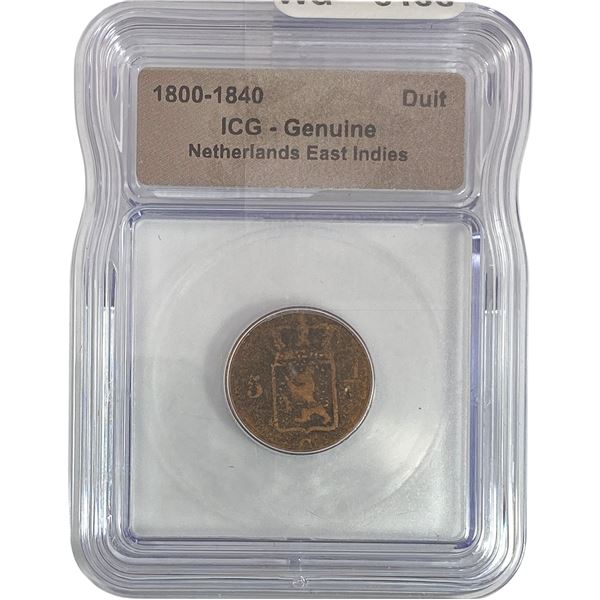 Netherlands East Indies Duit ICG Genuine
