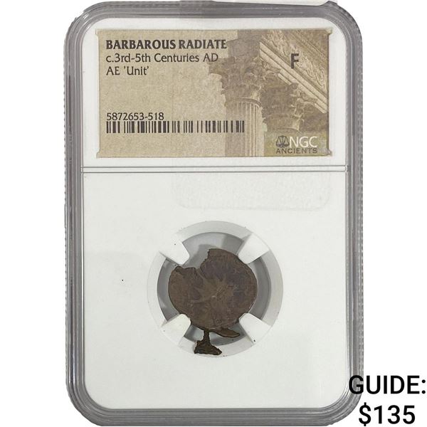 Barbarous Radiate c.3rd-5th Centuries AD AE 'Unit' NGC F
