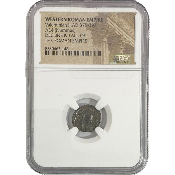 Western Roman Valentinian II, AD 375-392 AE4 NGC